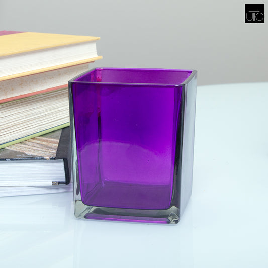 Lizze Clear Glass Cube Vase