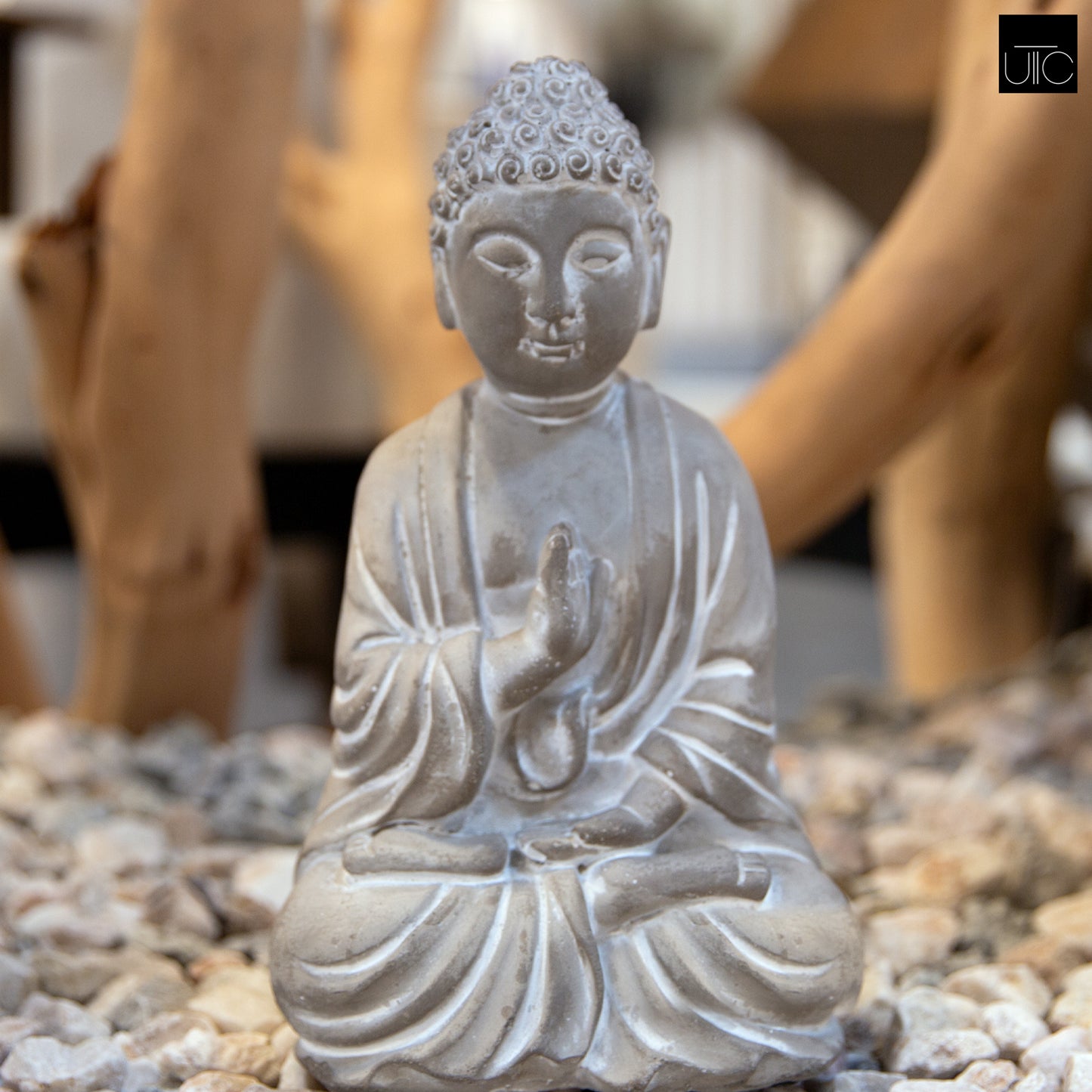 Velari Meditating Abhaya Mudra Buddha Statue