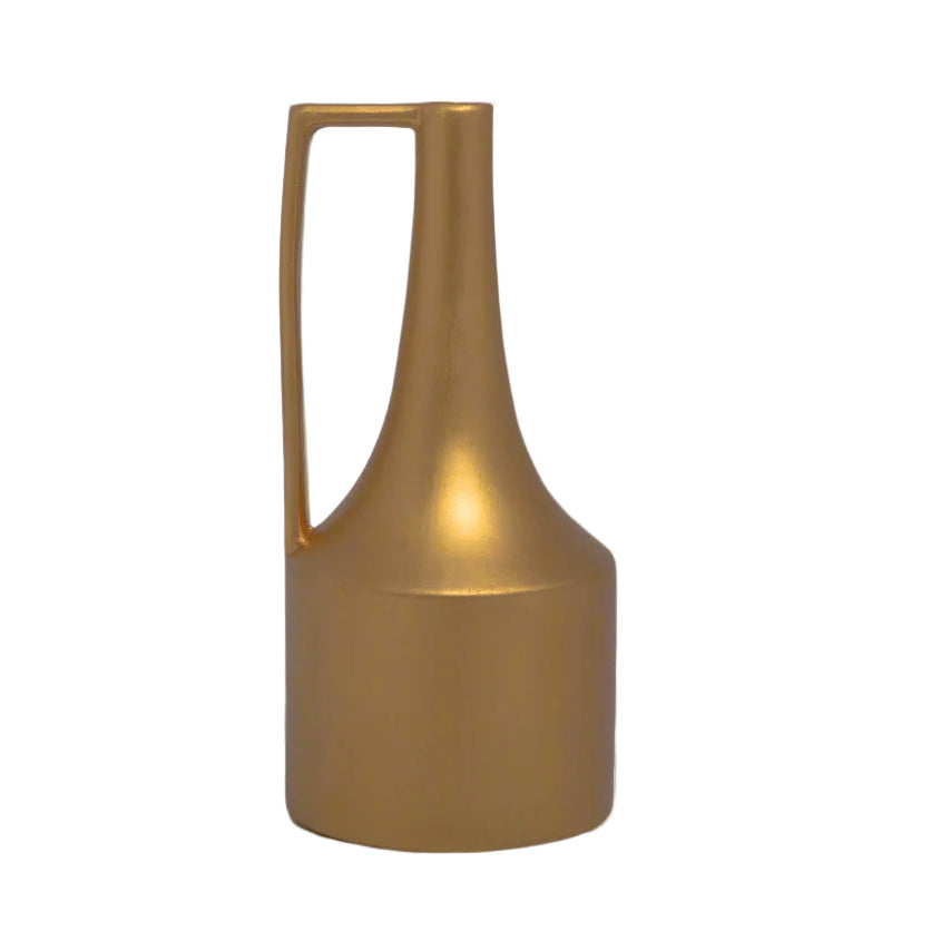 Nox Trumpet Ceramic Vase with Handles