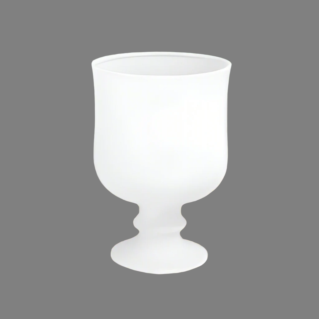 Linden Gloss White Vase