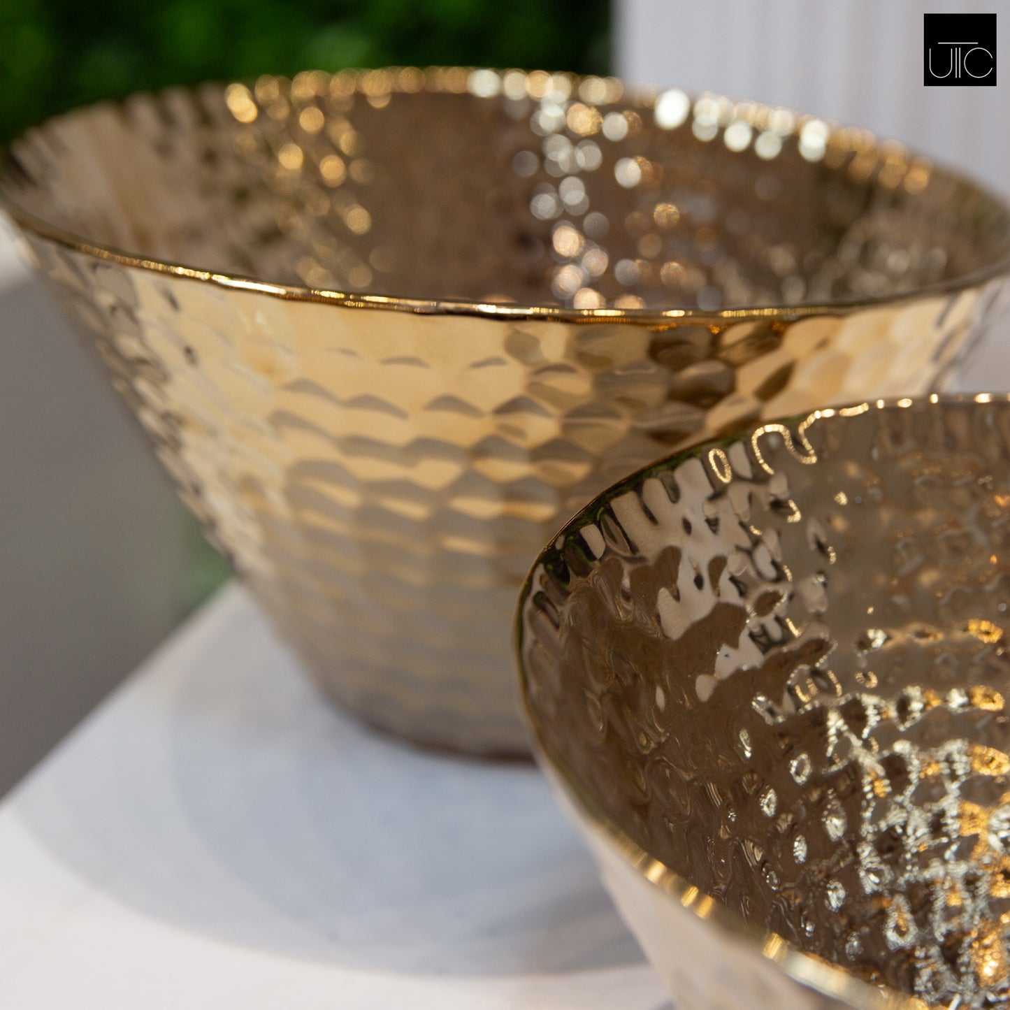 Porcelain Bowl Polished Chrome Finish-6"H