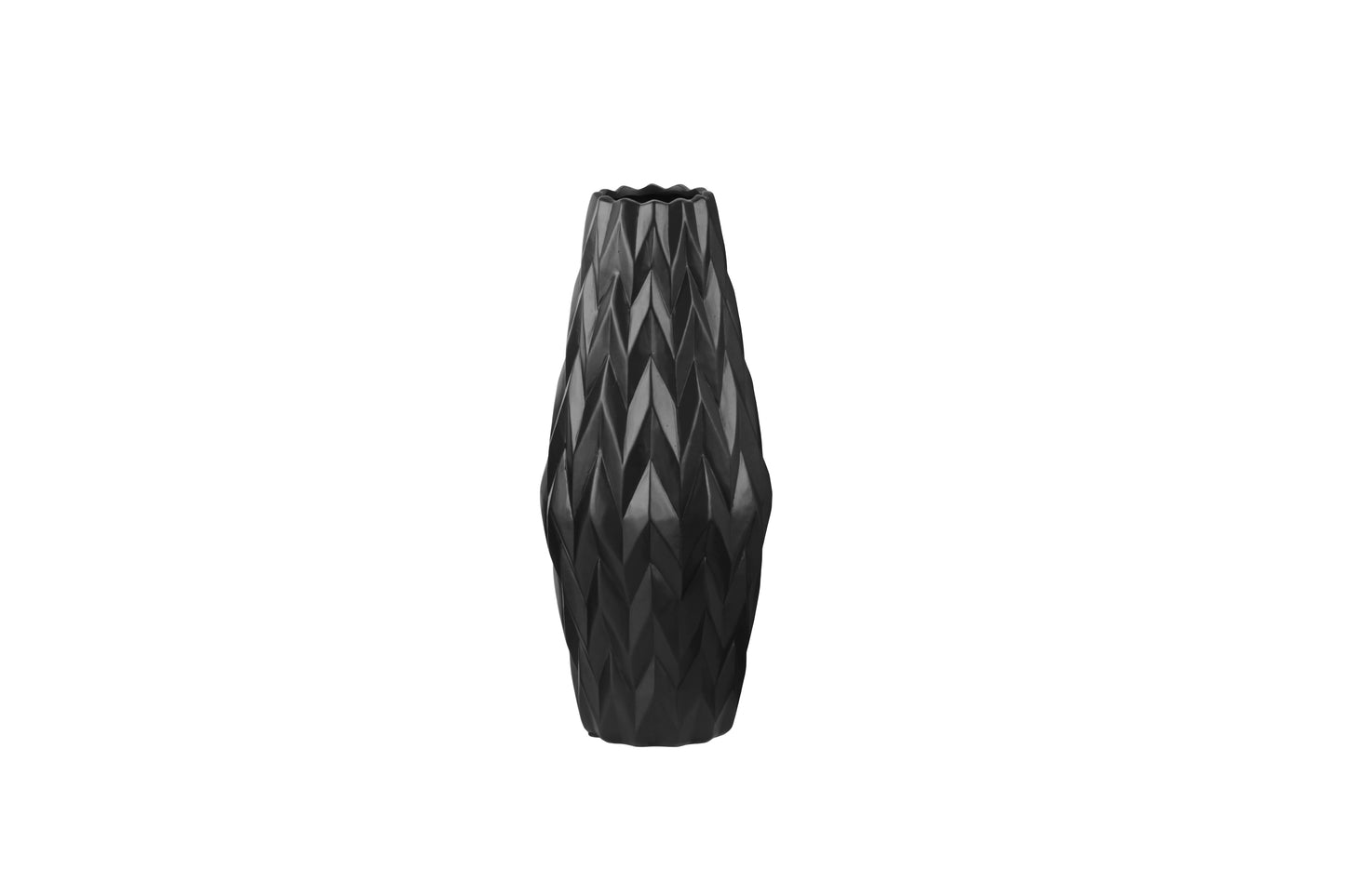 Ceramic Vase Matte Finish Black