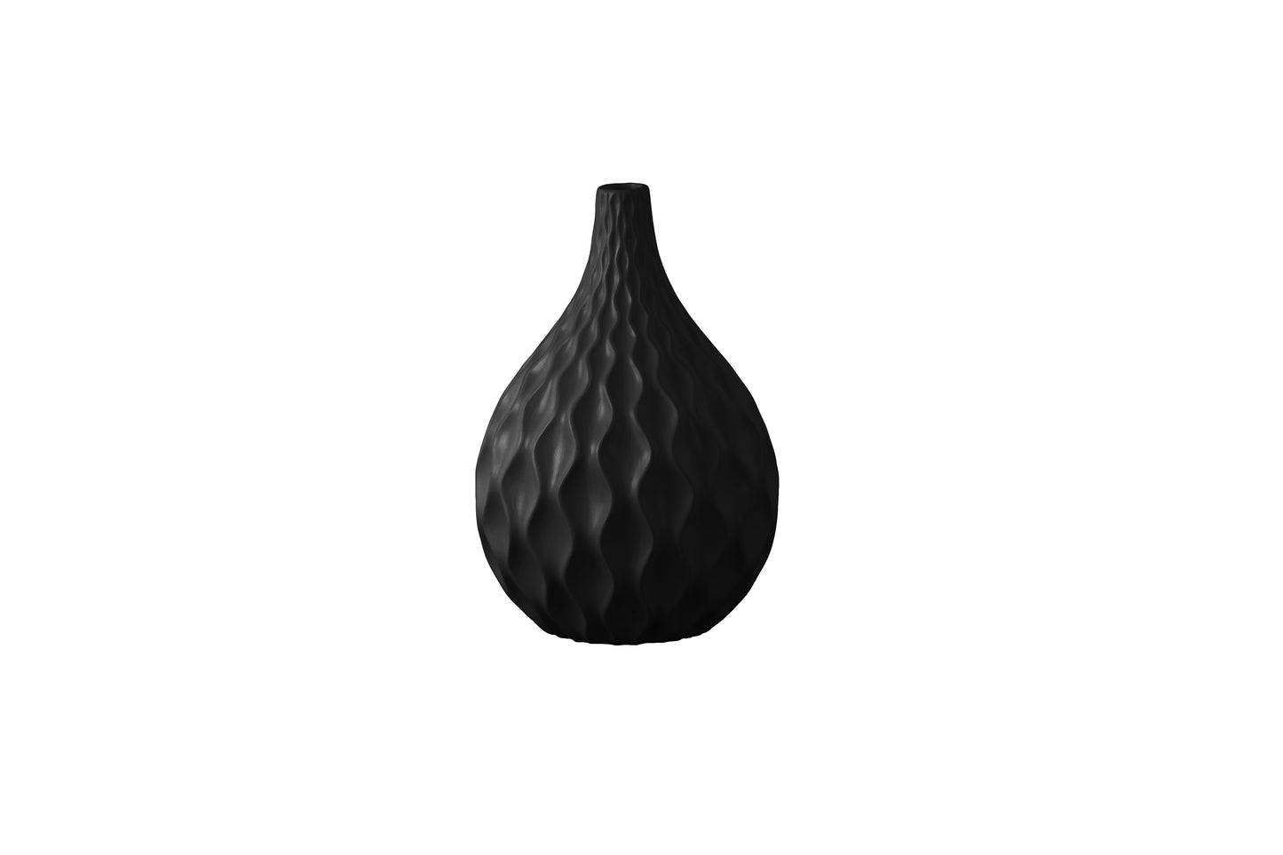 Ceramic Vase Matte Finish-12.25"H