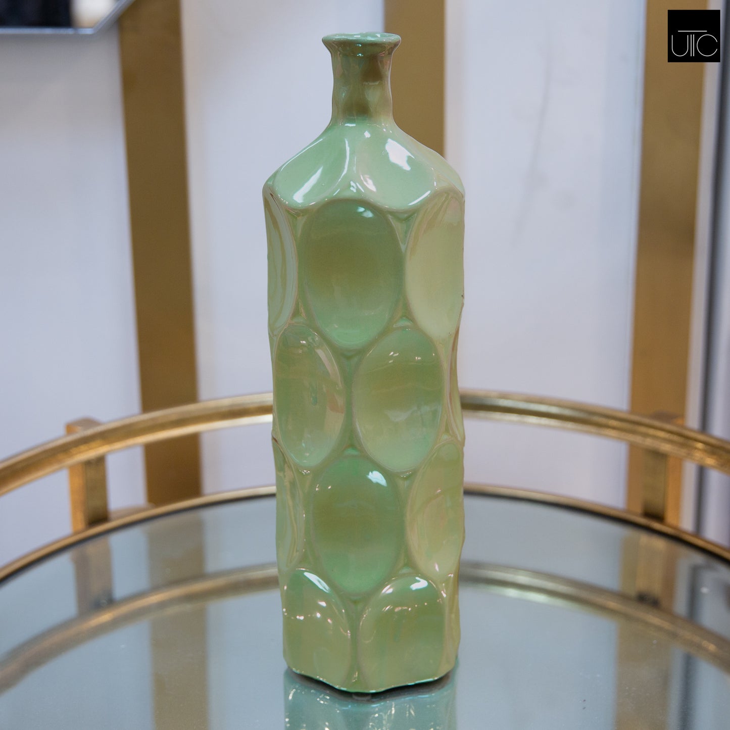 Brionne Dimpled Ceramic Vase