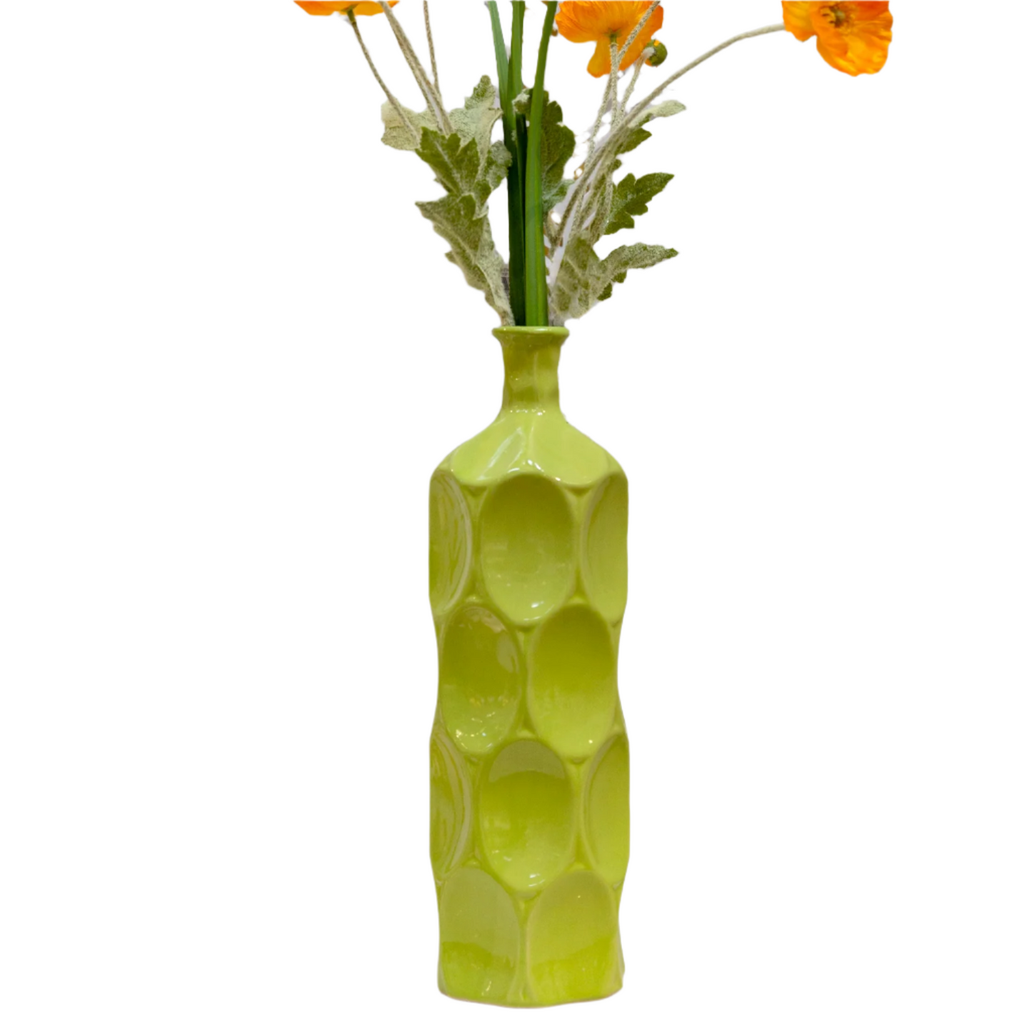 Brionne Dimpled Ceramic Vase