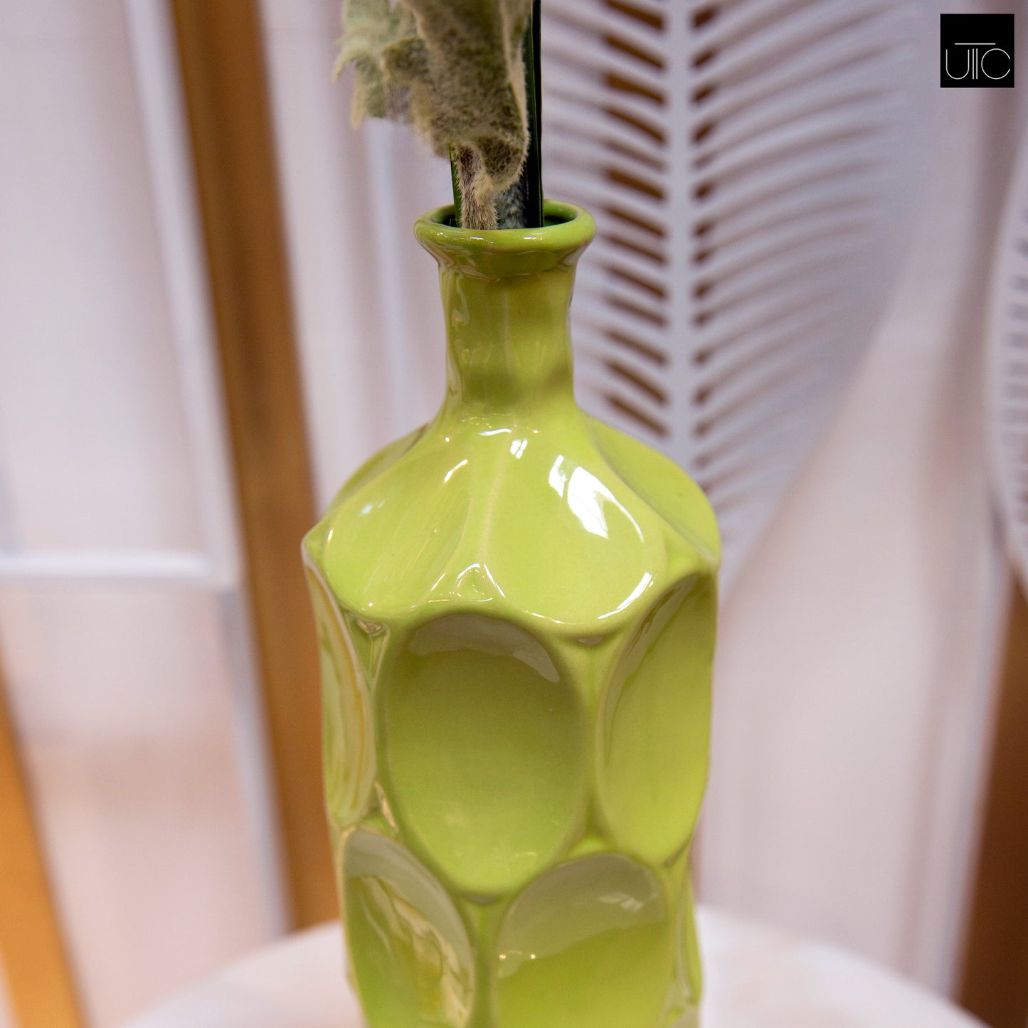 Brionne Dimpled Ceramic Vase