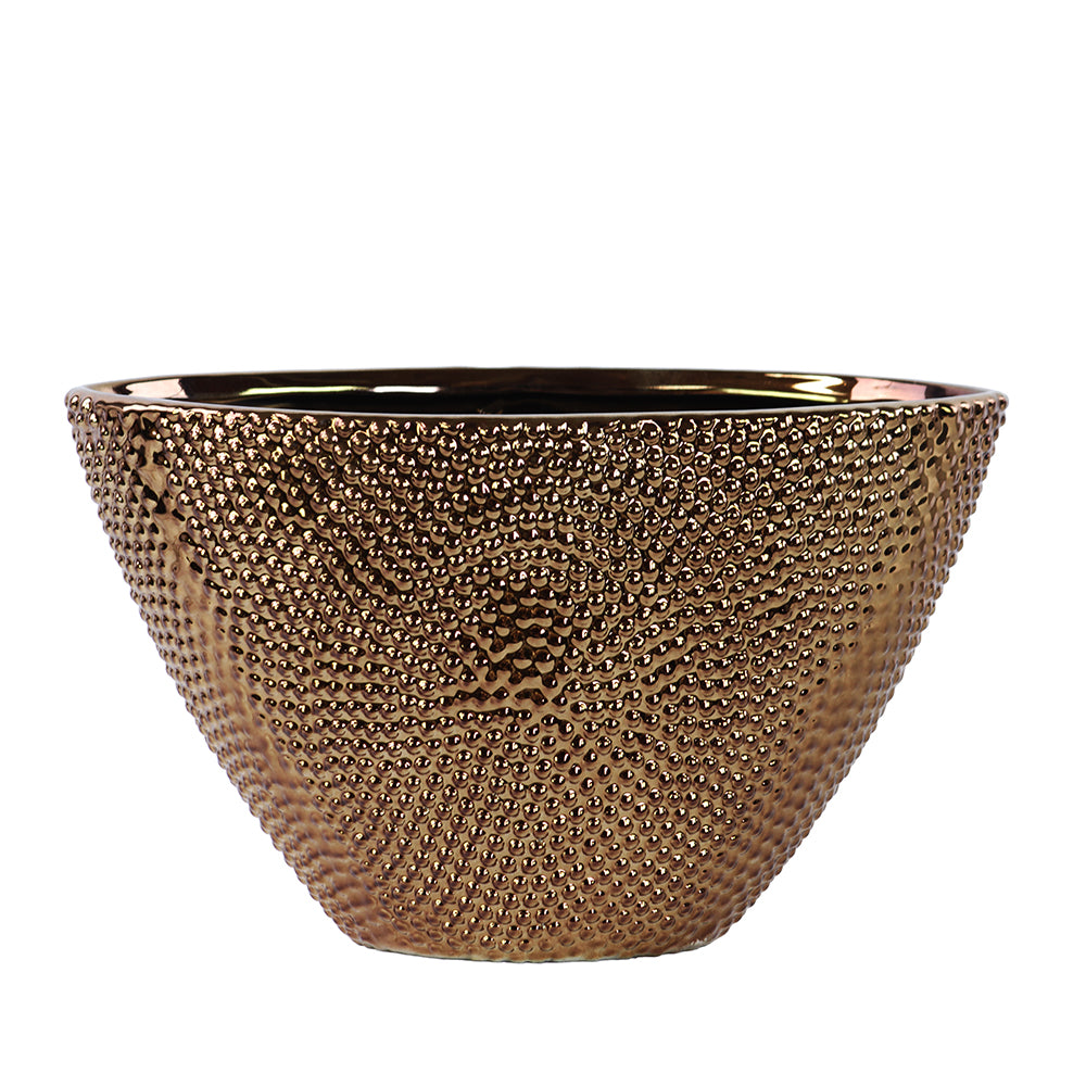 Ceramic Elliptical Bowl Chrome Finish