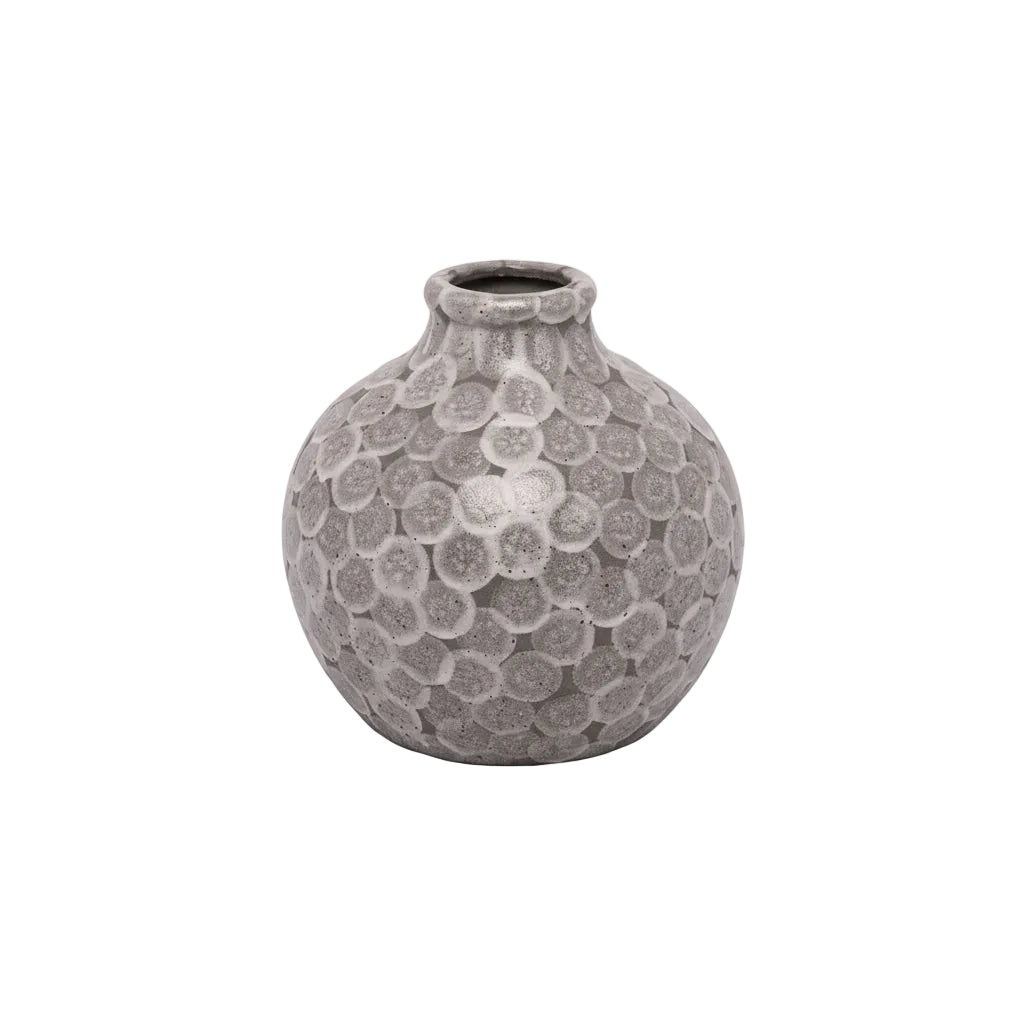 Esme Honeycomb Textured Ceramic Vase