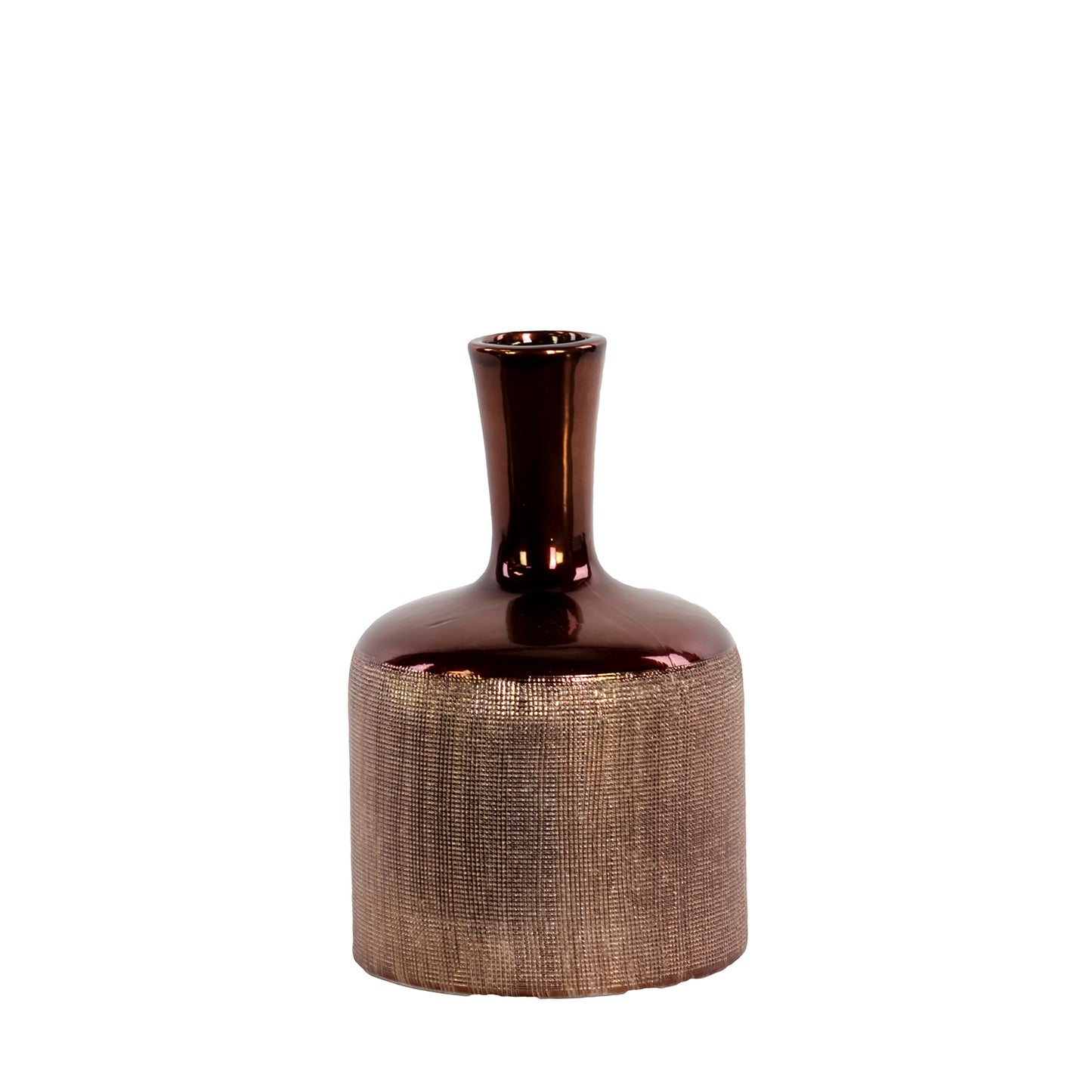 Indie Engraved Ceramic Bottle Vase