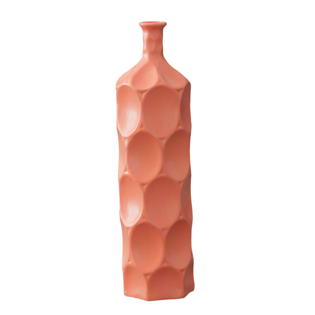 Dimpsy Ceramic Bottle Vases