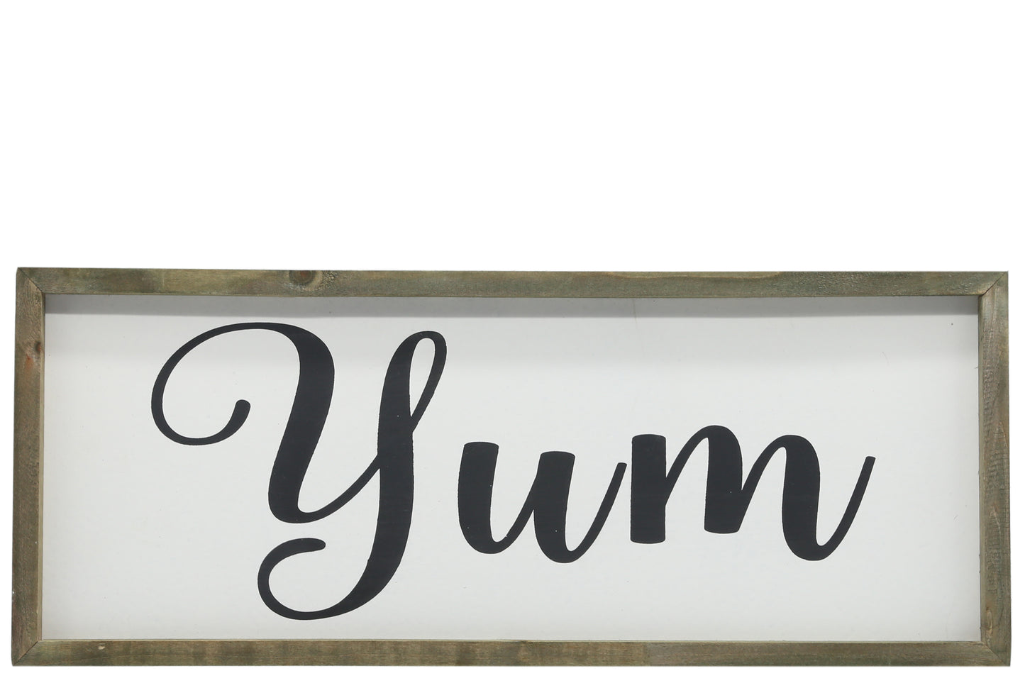 Wood Rectangle Wall Art Painted Finish