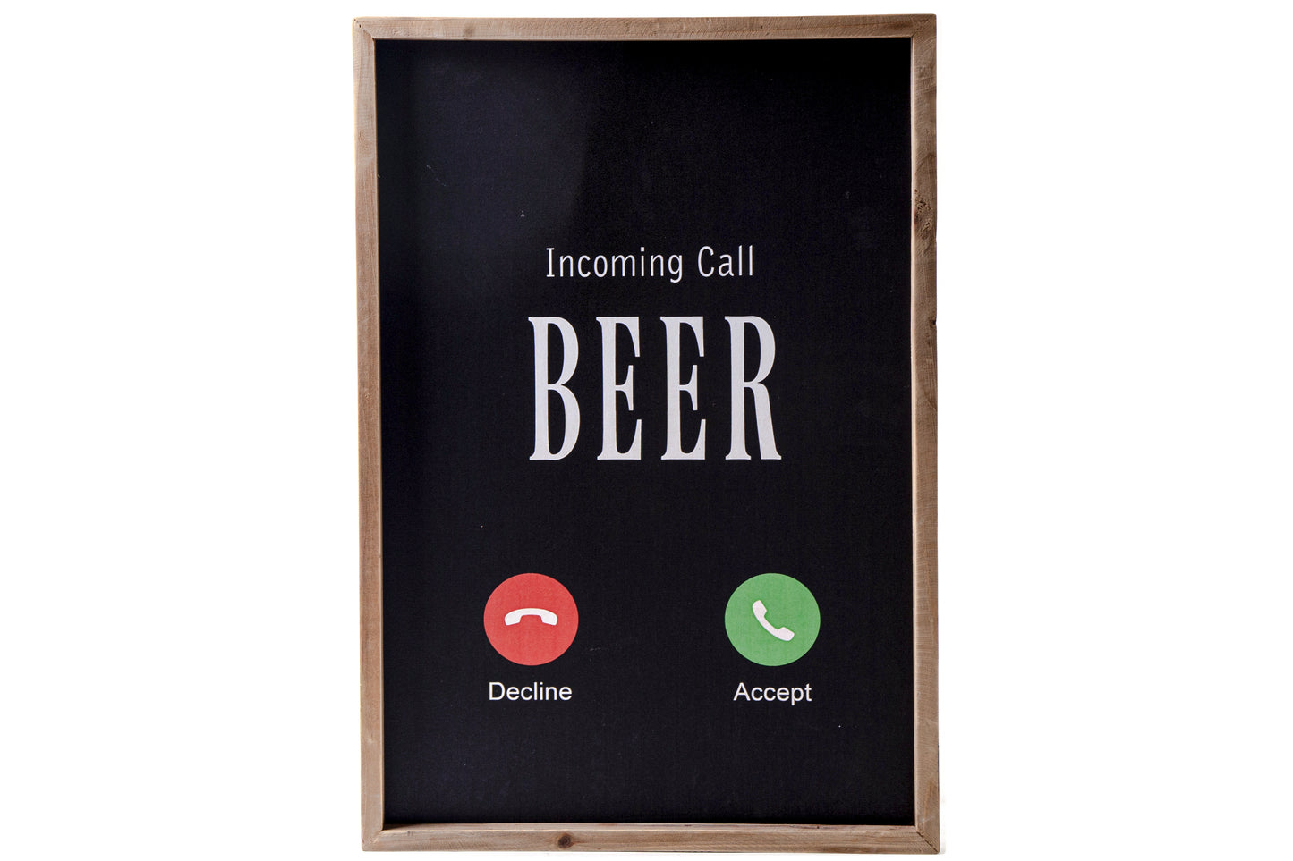 Wood Rectangle Wall Art Painted Finish Black-23.50"H -356