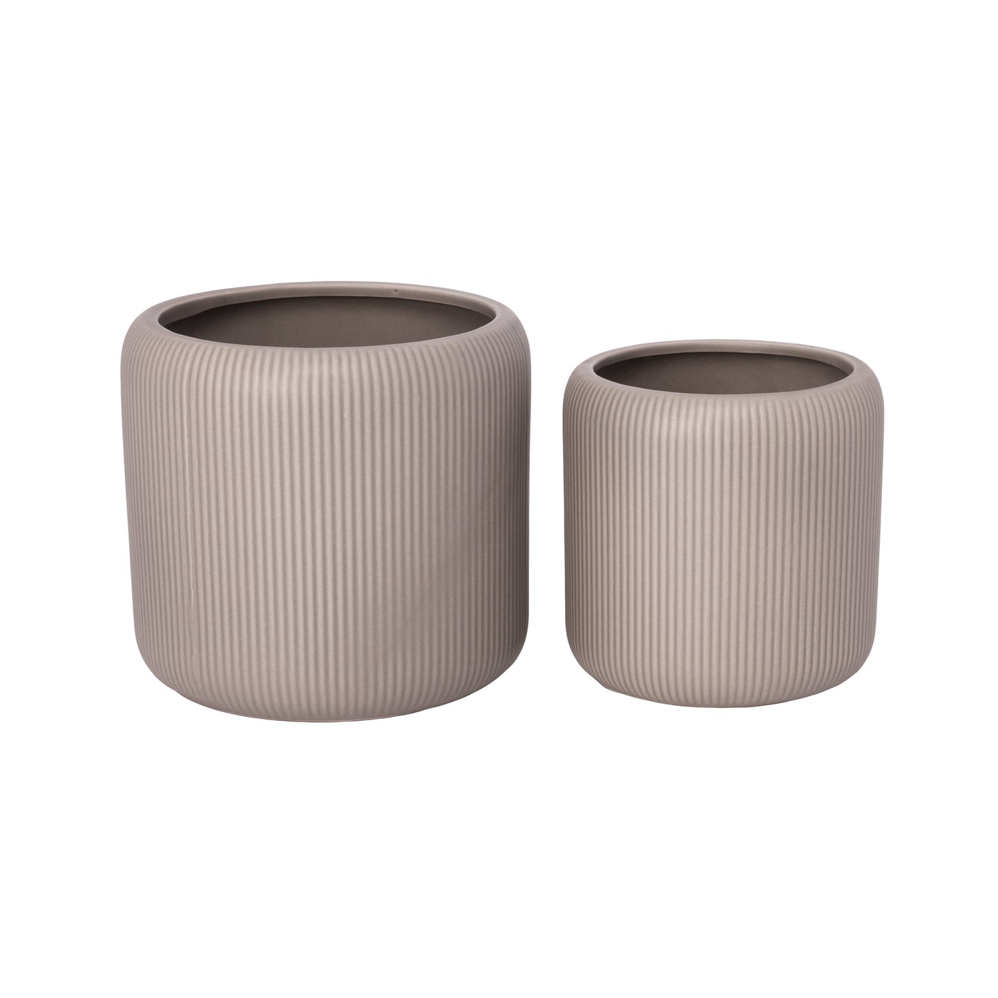 Ceyvon Matte Ceramic Planter Set (Set of 2)