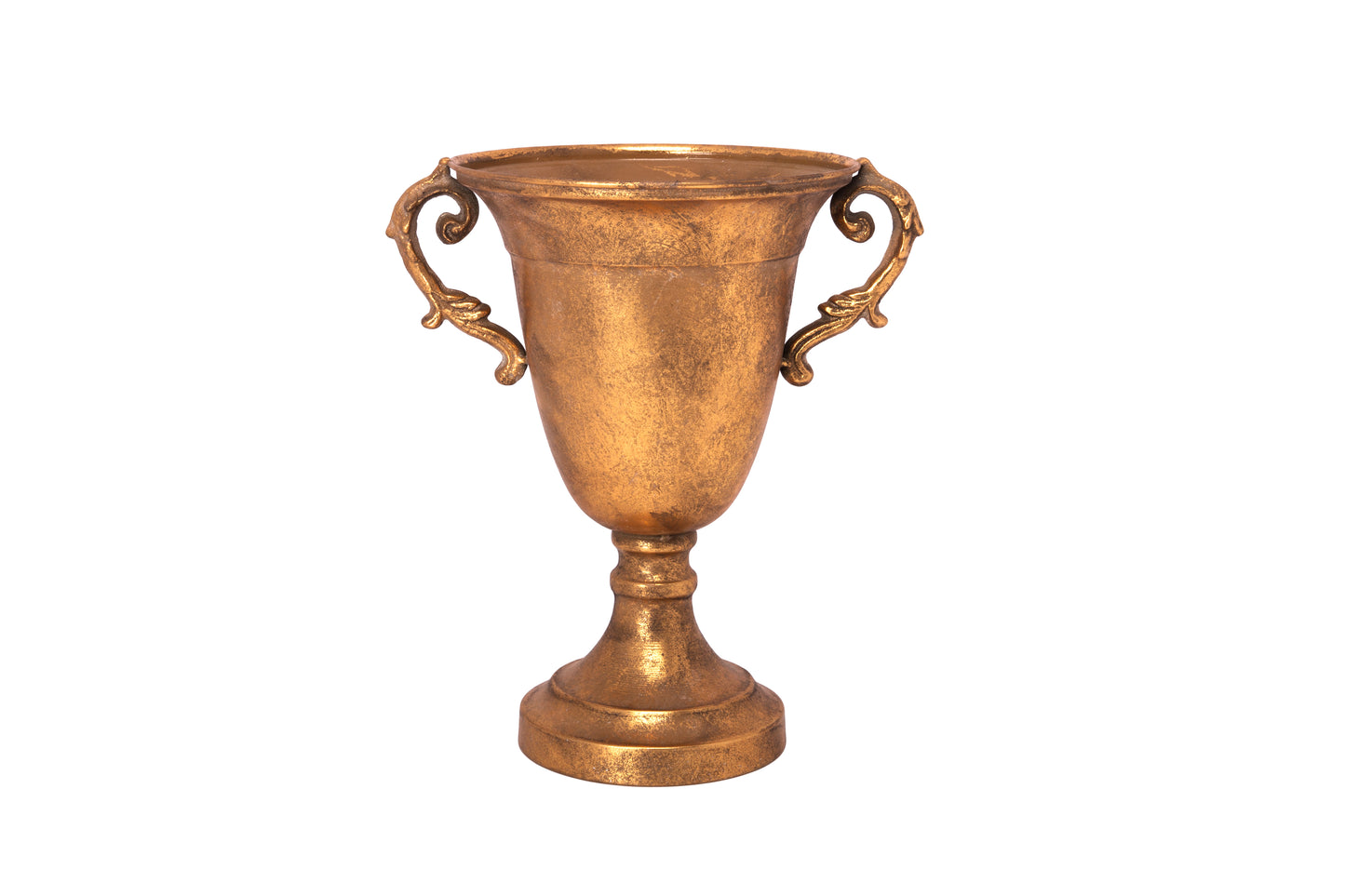 Metal Planter Gold-12.25"H