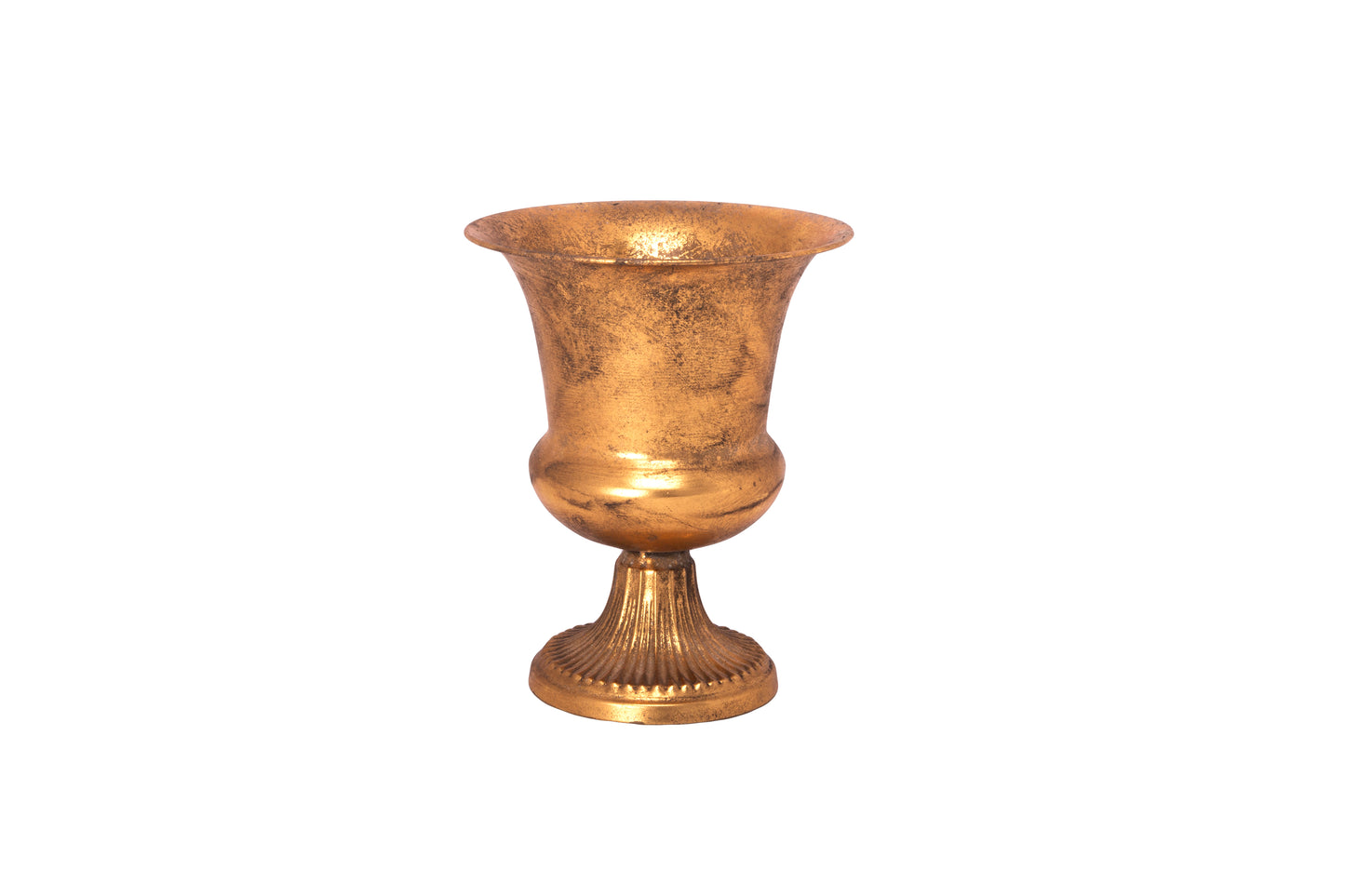 Metal Planter Gold-9.50"H