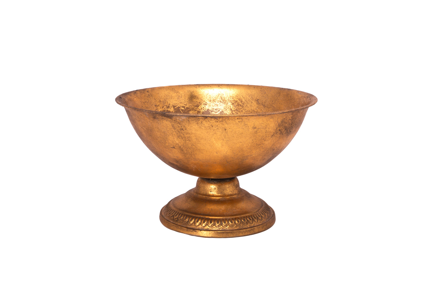 Metal Planter Gold-8.00"H -282