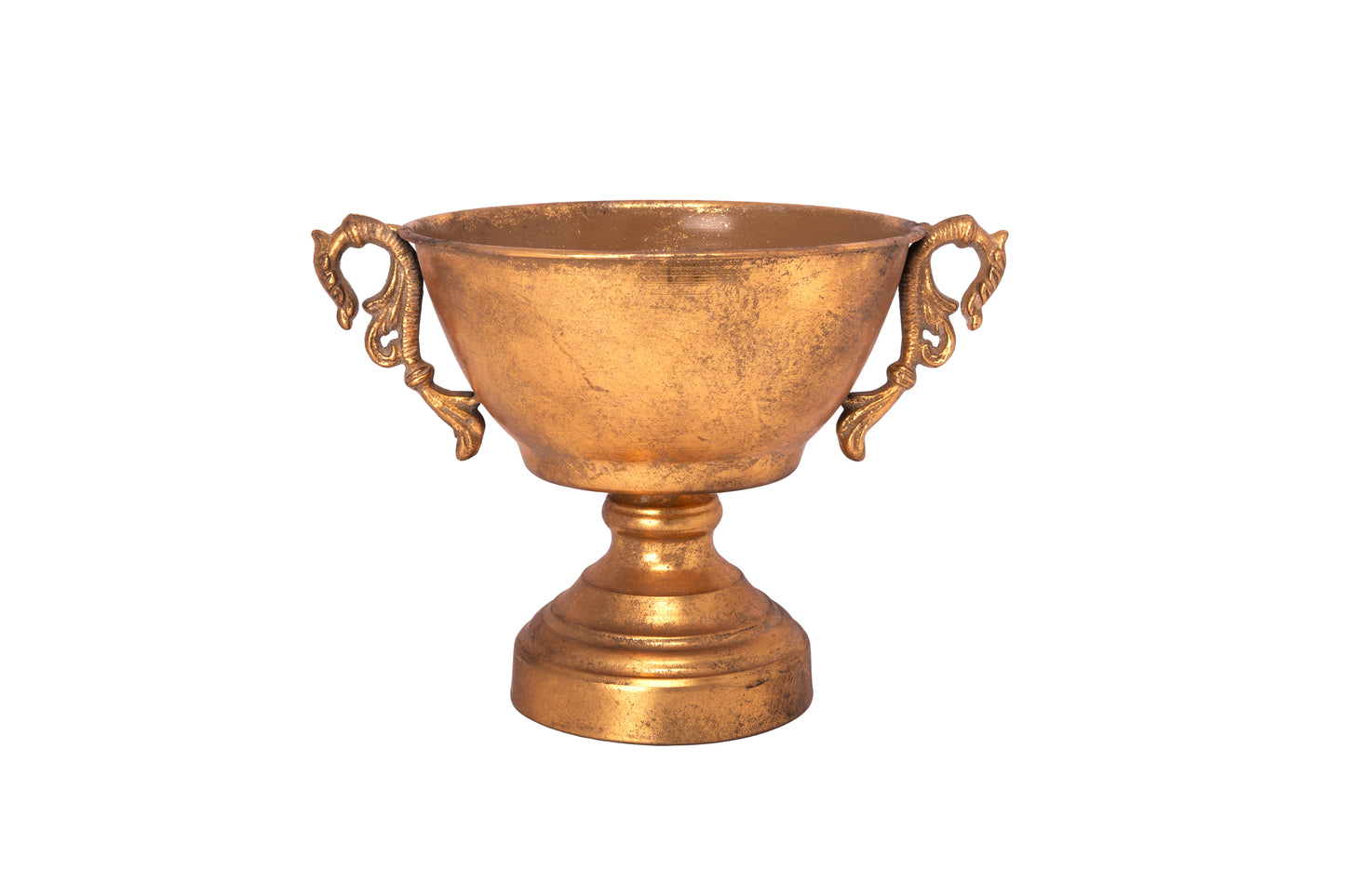 Metal Planter Gold-10.25"H