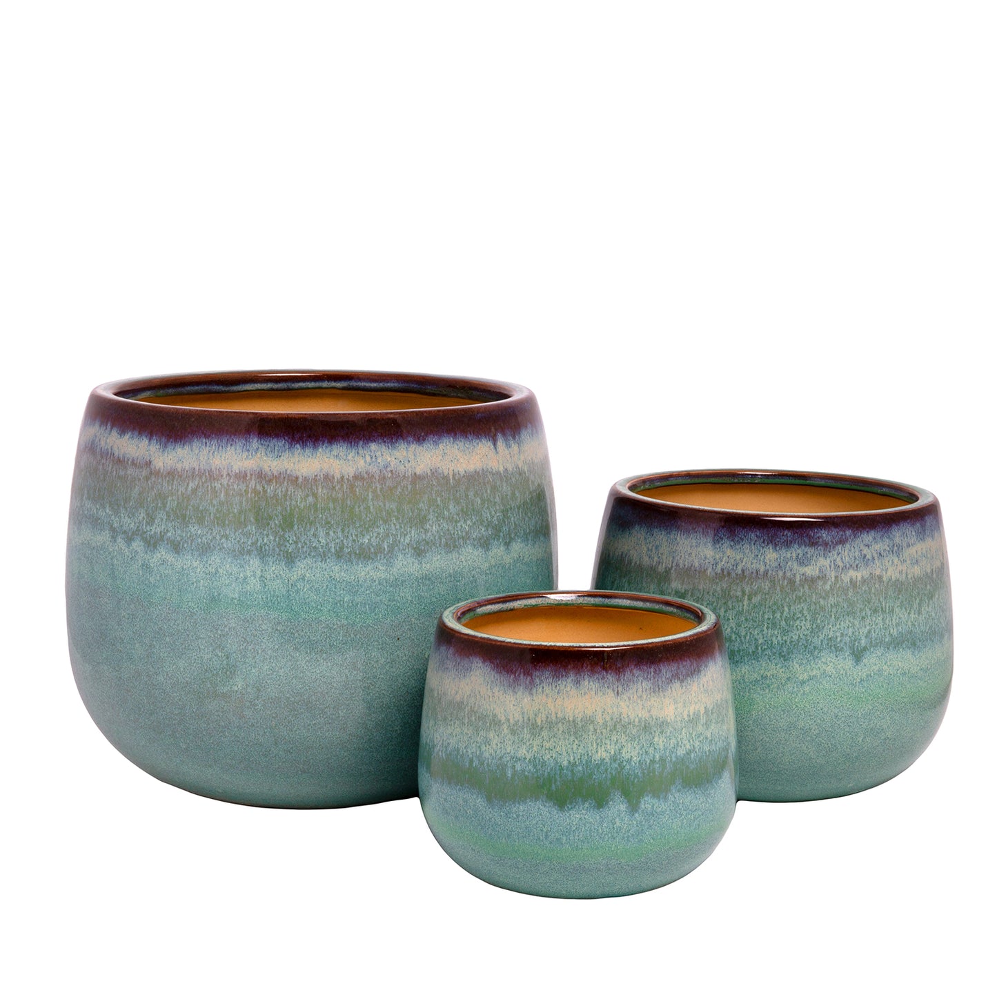 Maribel Ceramic Planter Set – Multicolor (Set of 3)