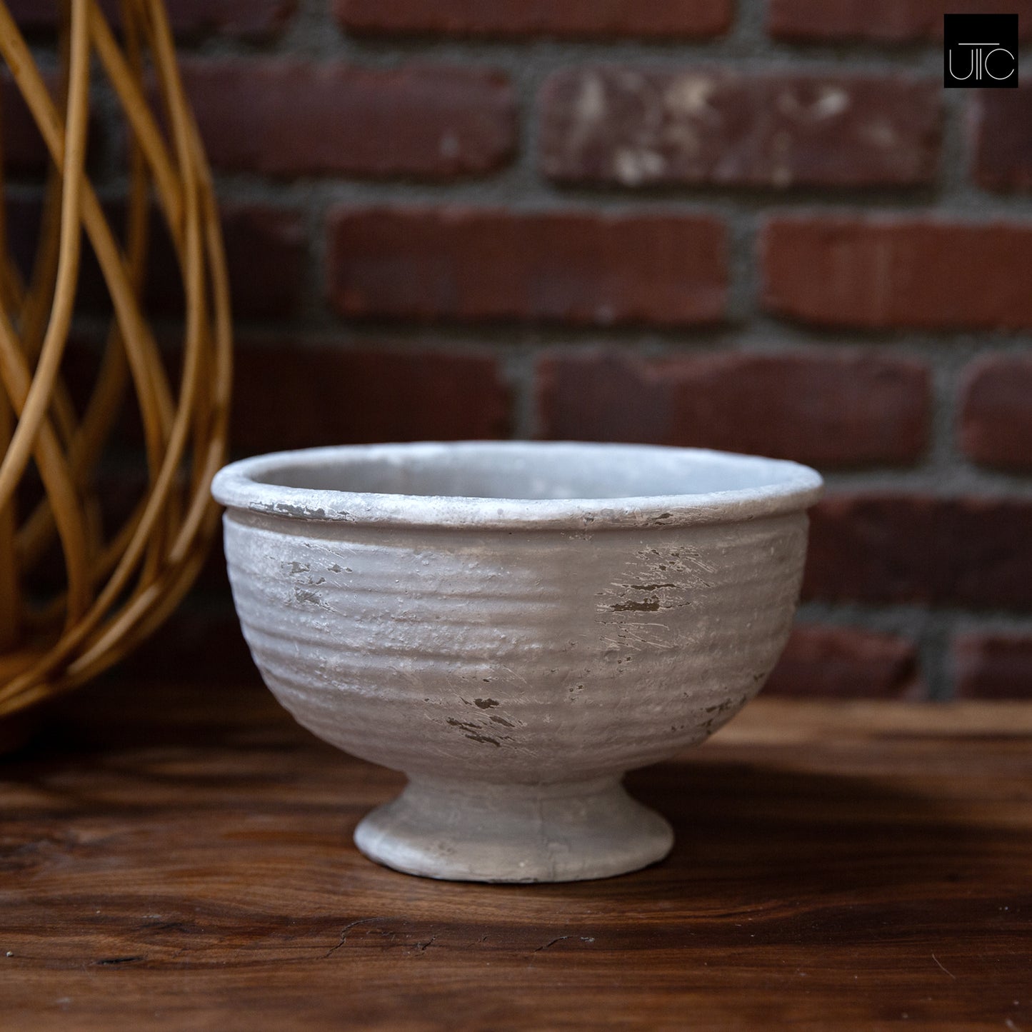 Iris Cement Urn Planter