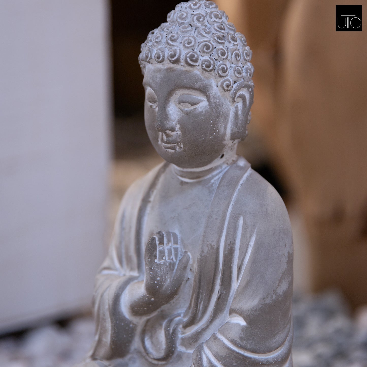 Velari Meditating Abhaya Mudra Buddha Statue