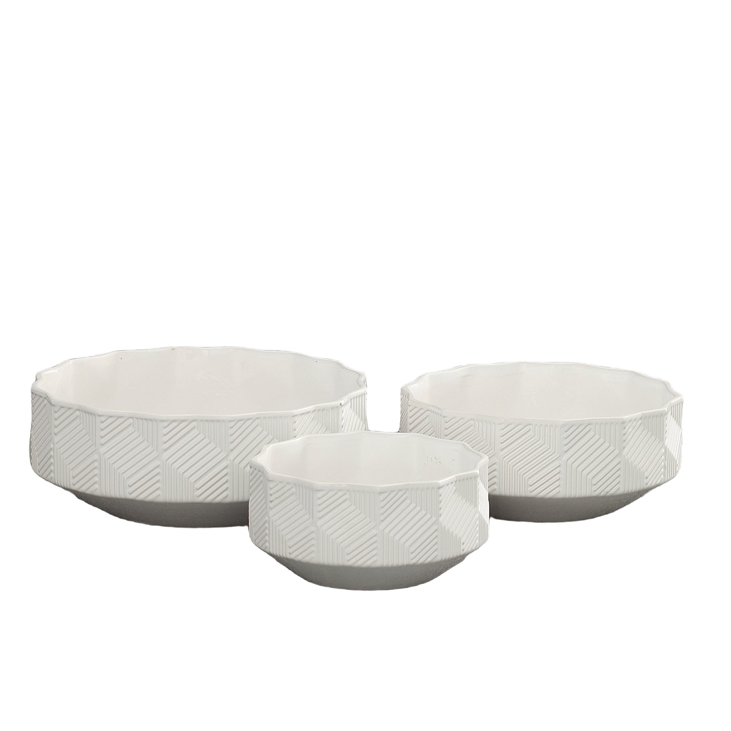Liora Ceramic Round Glossy Pot Set