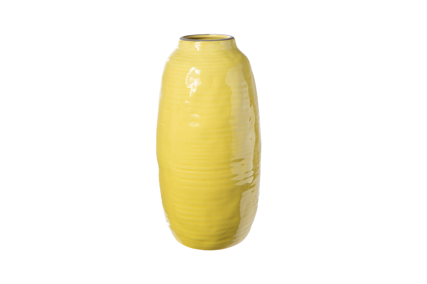 Ceramic Tall Round Vase Gloss Finish