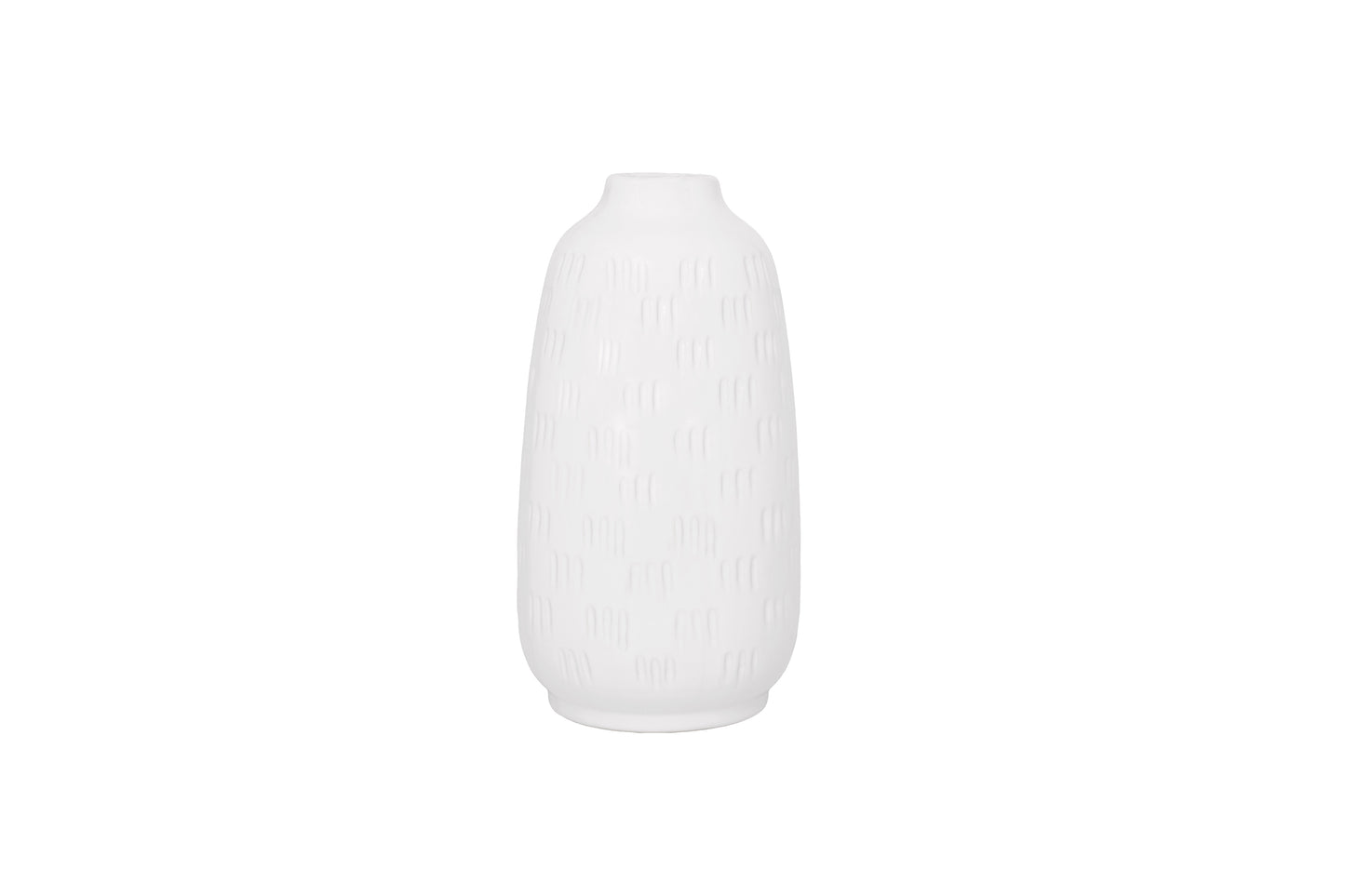 Ceramic Round Vase Gloss Finish-11.25"H