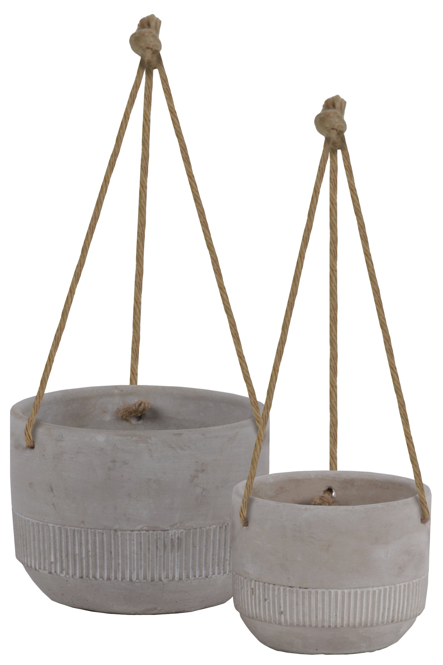 Cement Pot Washed Concrete Finish Gray-4"H