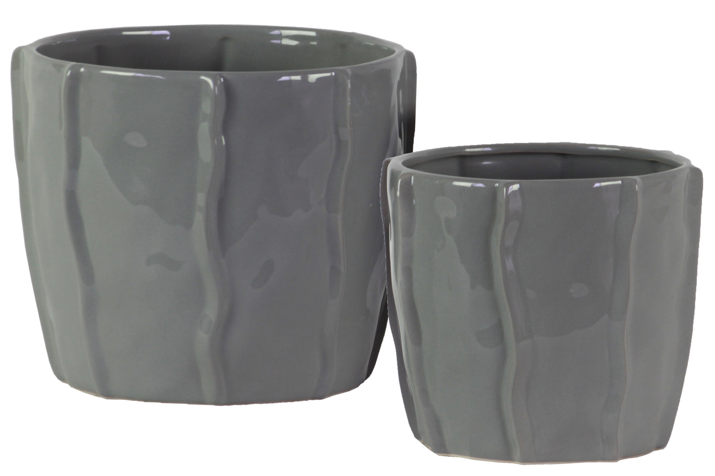 Ceramic Pot Gloss Finish-5.75"H