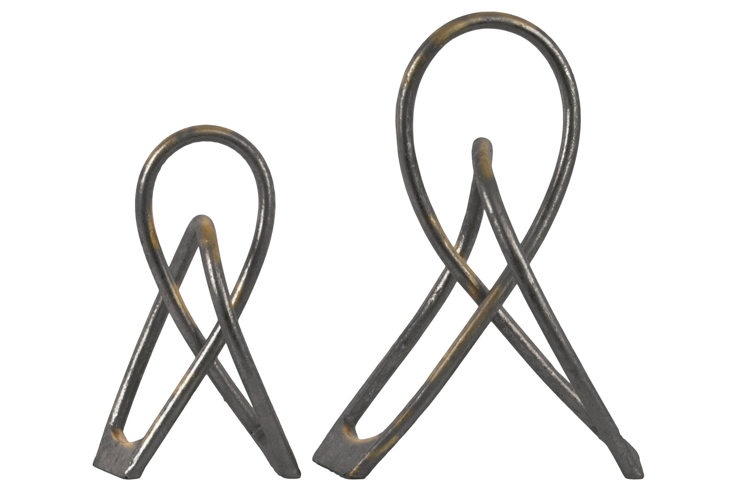 Lois Metal Abstract Décor (Set of 2)