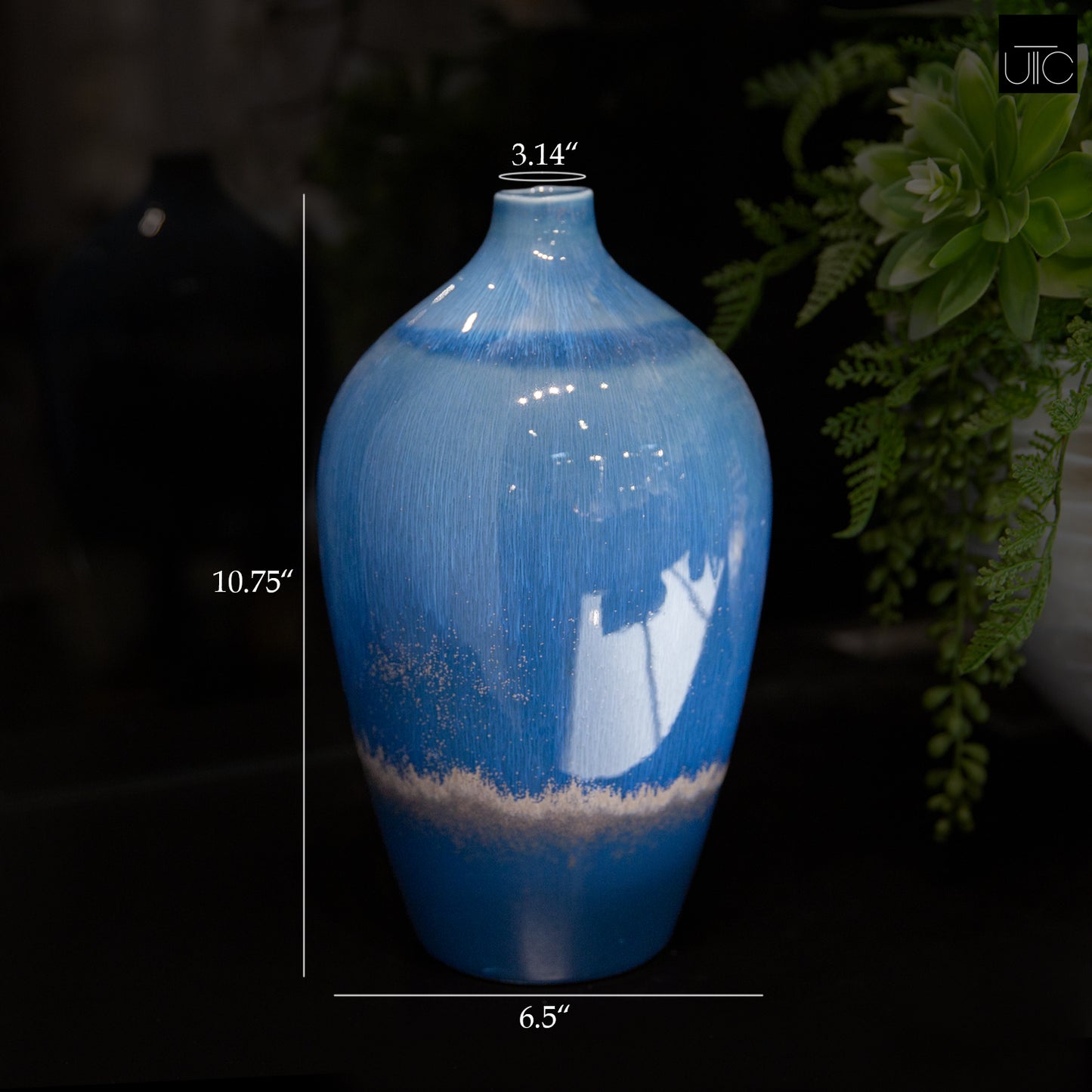 Serane Stoneware Flower Vase