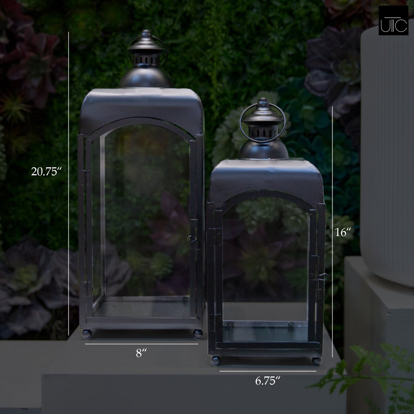 Brannor Metal Lantern Set