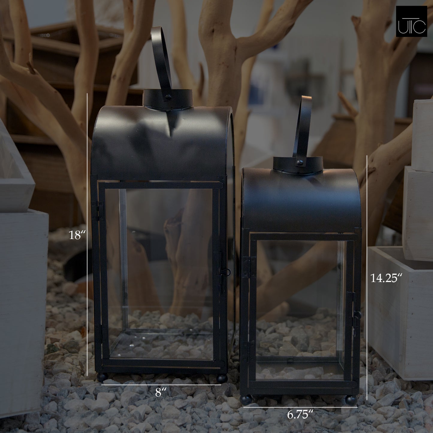 Brannor Metal Lantern Set