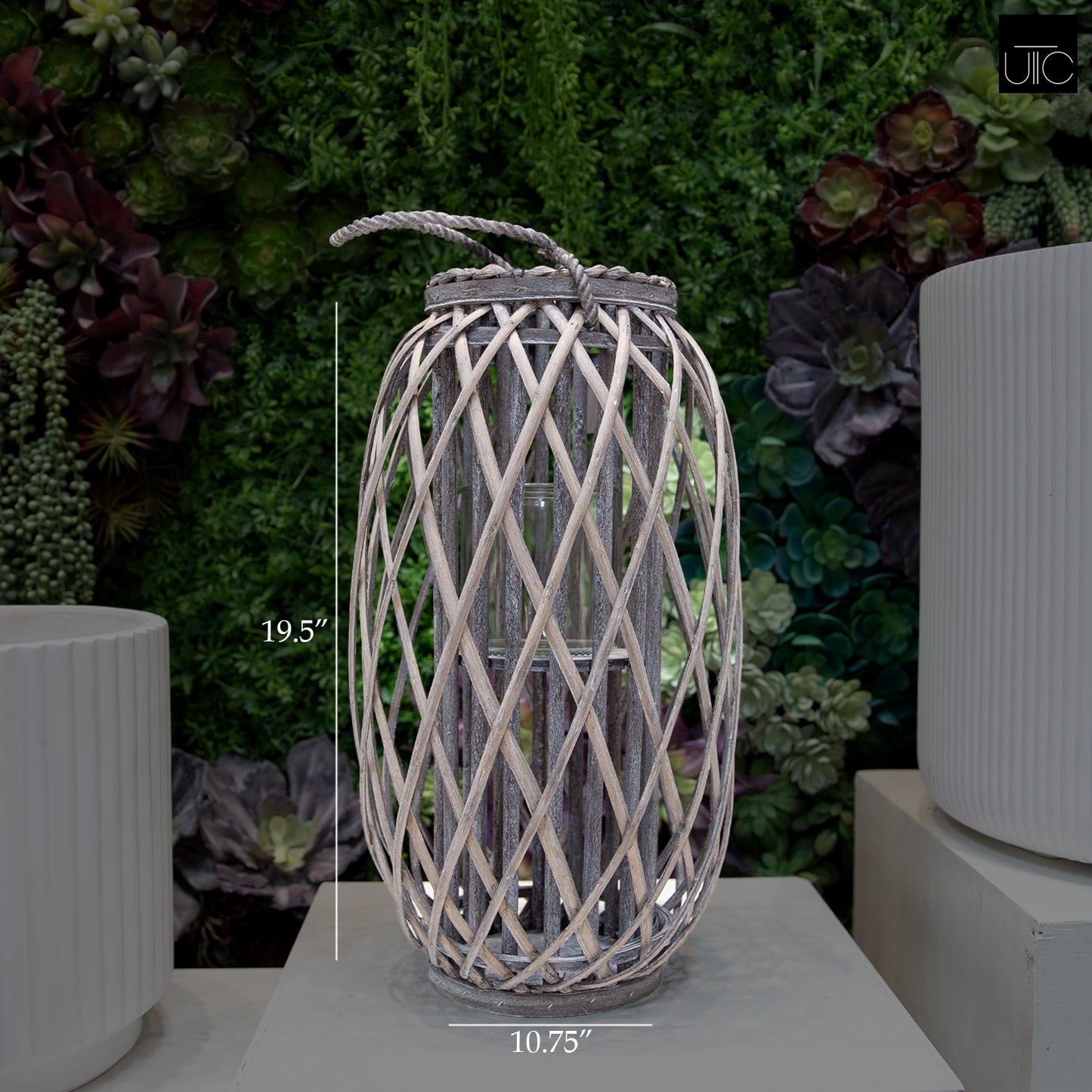 Ravari Natural Round Bamboo Lantern