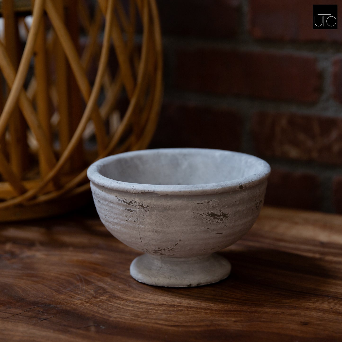 Iris Cement Urn Planter