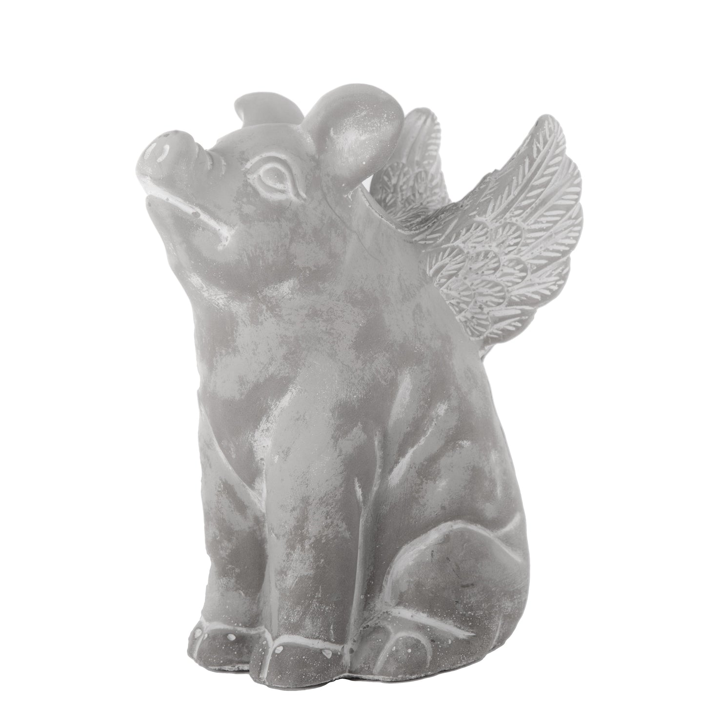 Lawra Cement Winged Piglet Figurine
