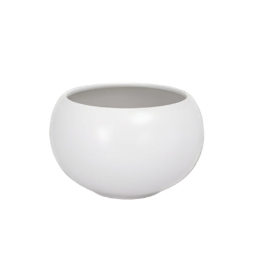 Axelle White Ceramic Planter