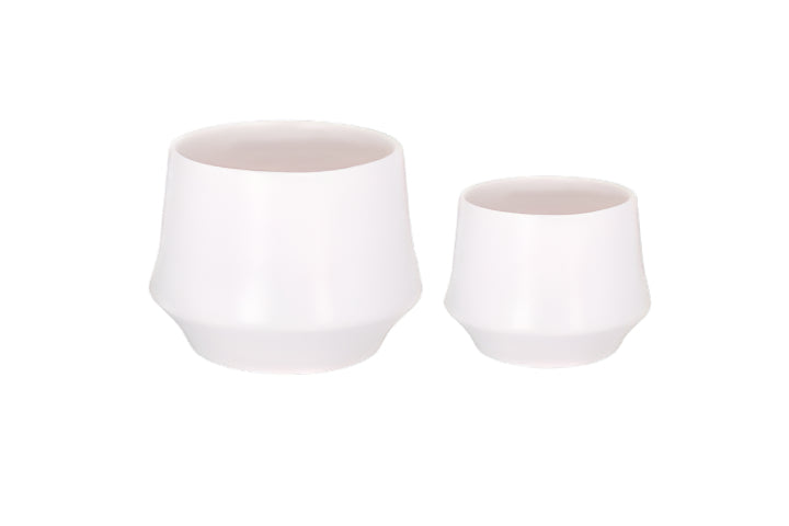 Ceramic Shaped Planter Set of Two