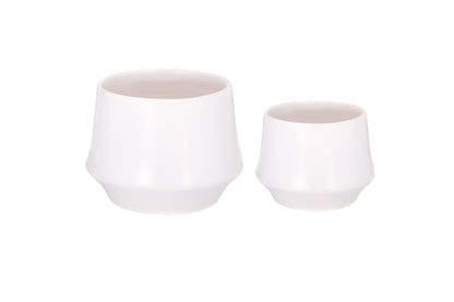 Ceramic Shaped Planter Set of Two