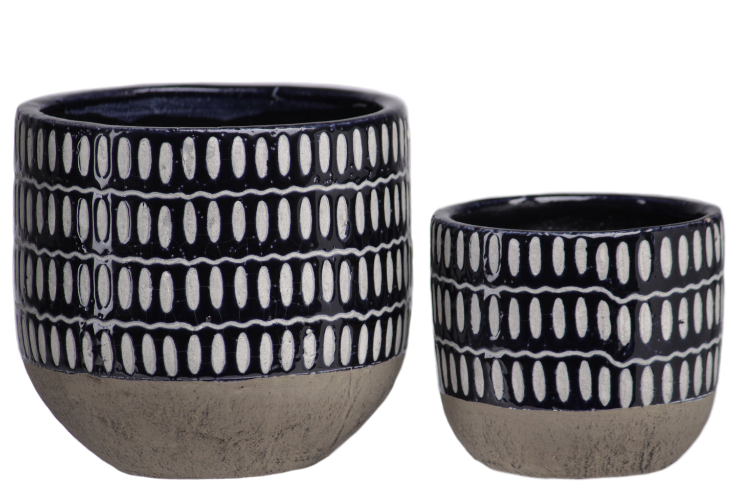 Terracotta Round Pot Gloss Finish-5.75"H