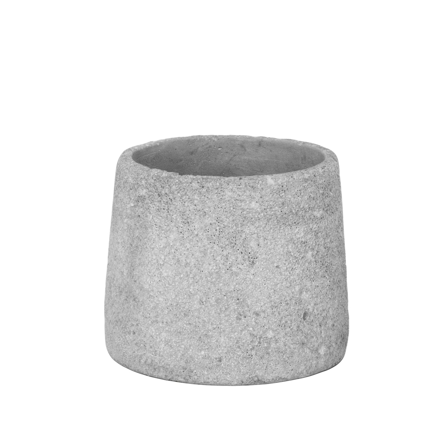 Cement Pot Conical Shape SM Finish Gray
