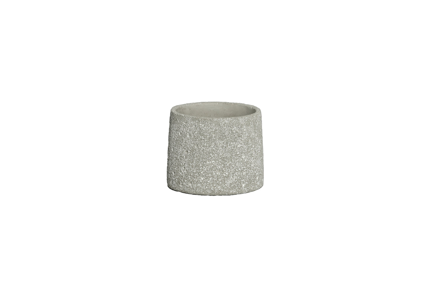 Cement Pot Conical Shape Finish Gray