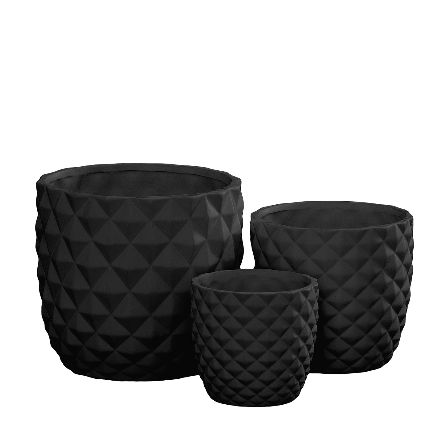 Tizze Diamond Planter Set (Set of 3)