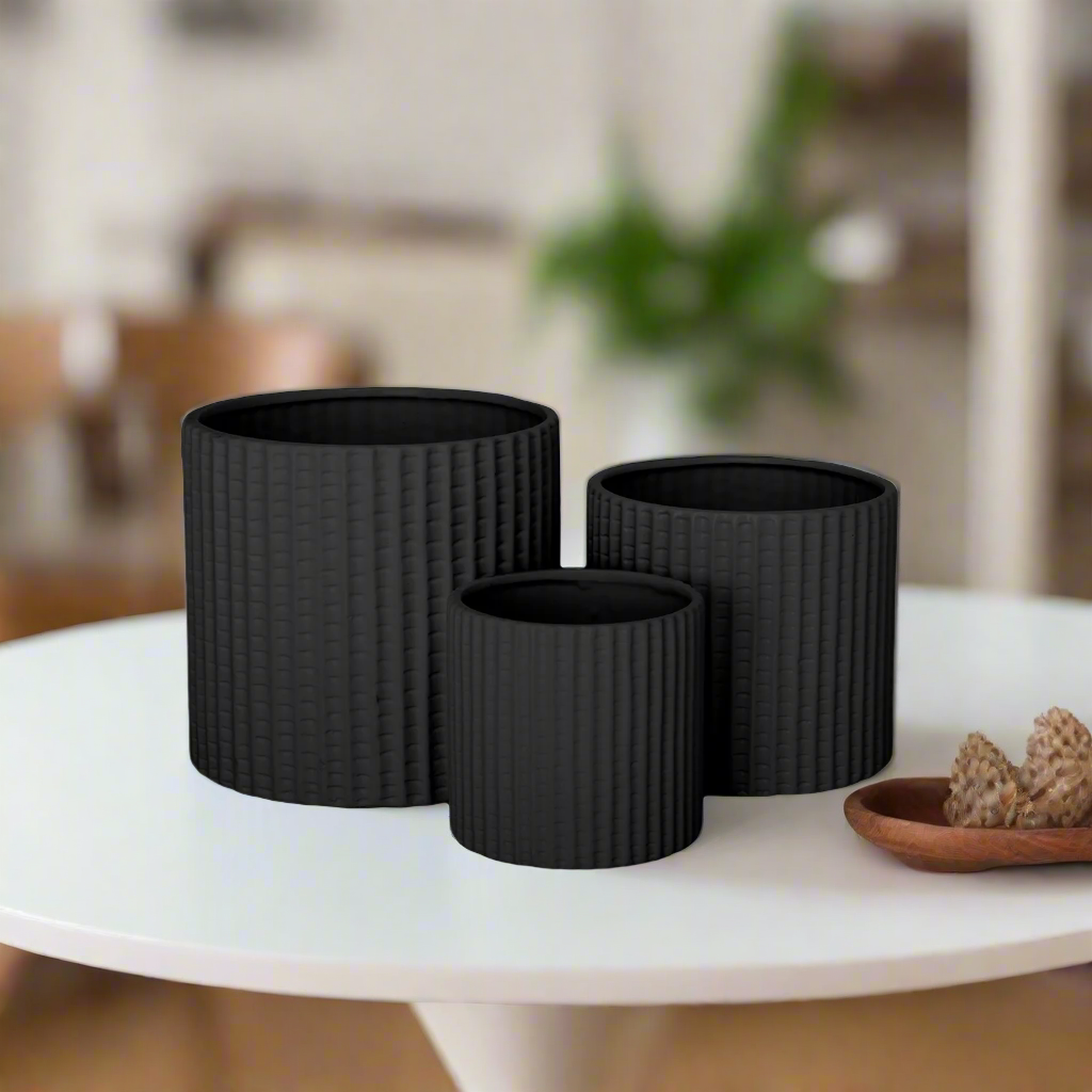 Rivaro Ceramic Pot Trio