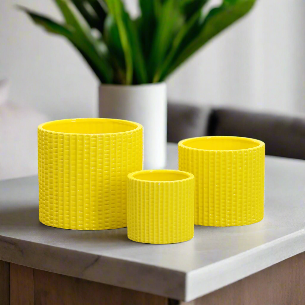 Rivaro Ceramic Pot Trio