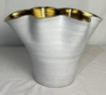 Ulysse Ruffled Rim Ceramic Vase
