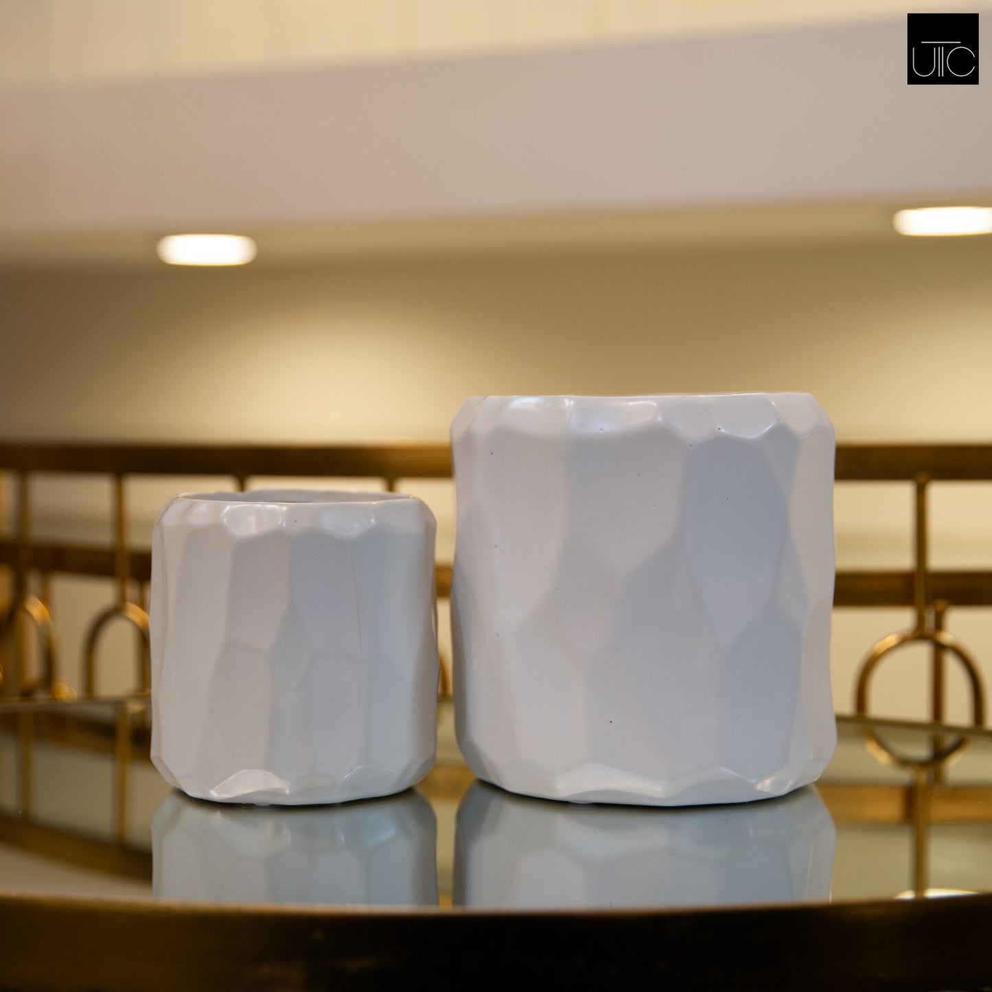 Ceramic Pot Matte Finish-6"H