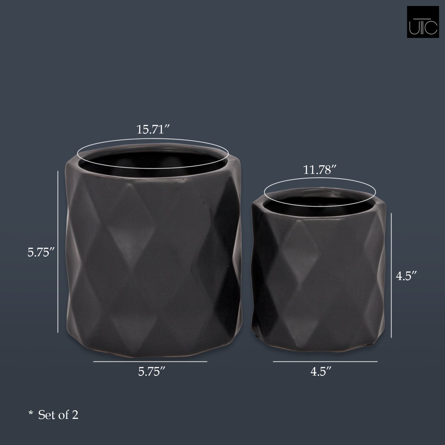 Ceramic Pot Matte Finish