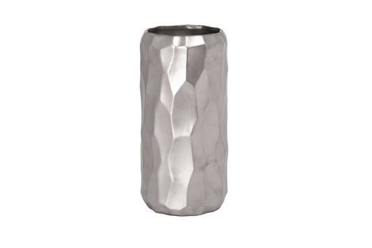Hale Embossed Ceramic Cylindrical Vase