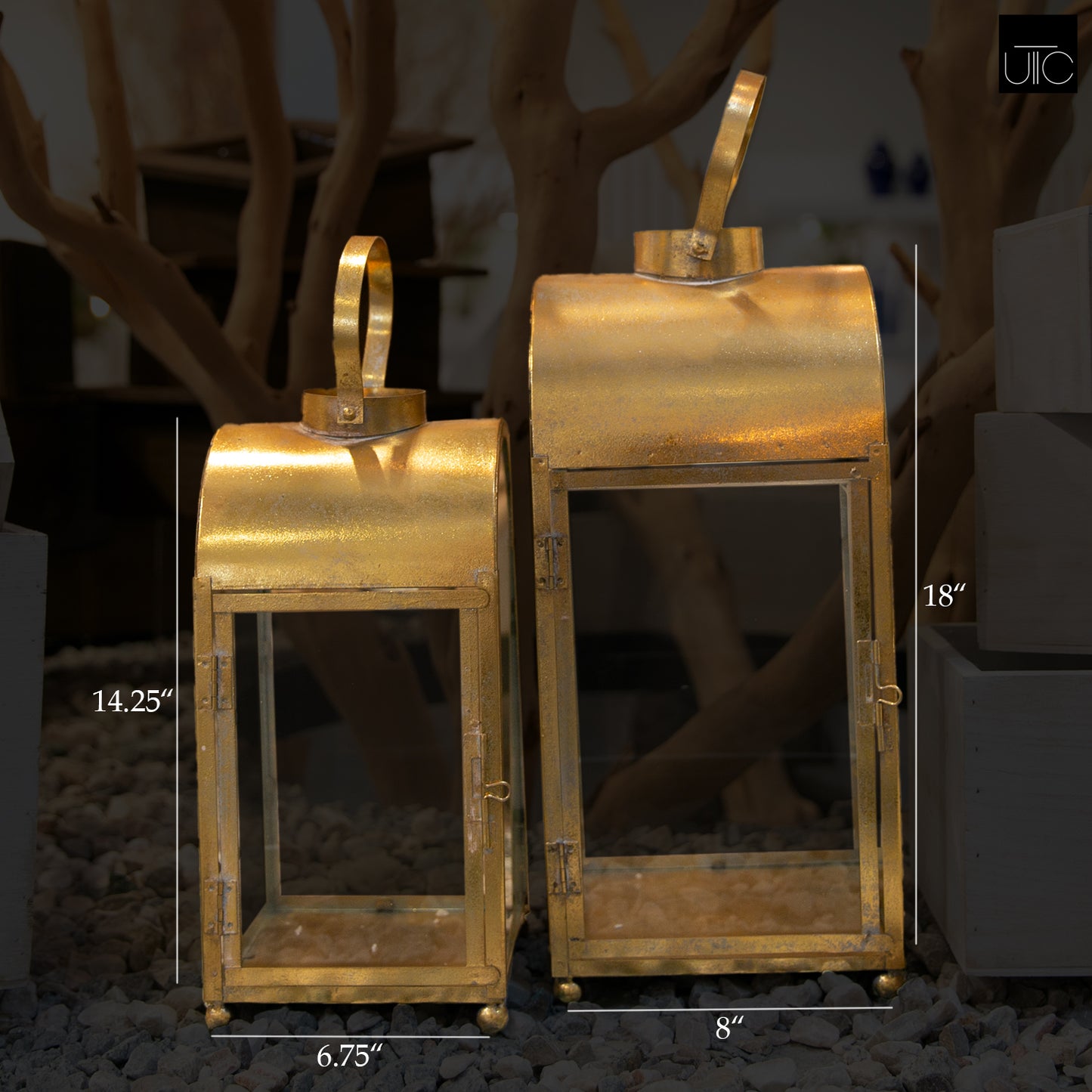 Claude Metal Lantern Set (Set of 2)